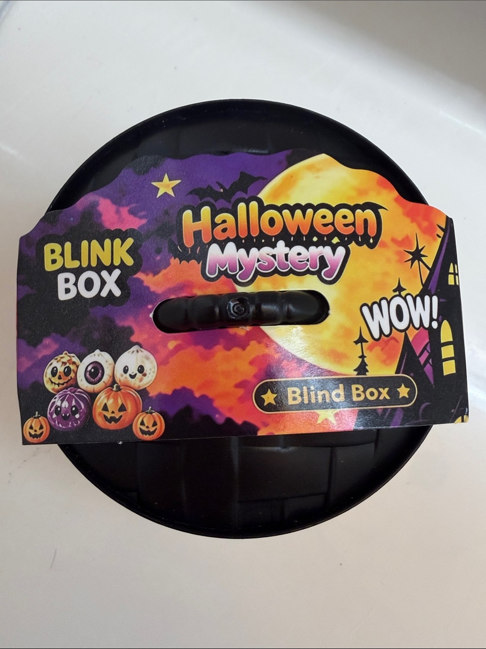 Halloween Mystery Dumpling Blink Box Squishy Light Up Accessory with Sealed Box